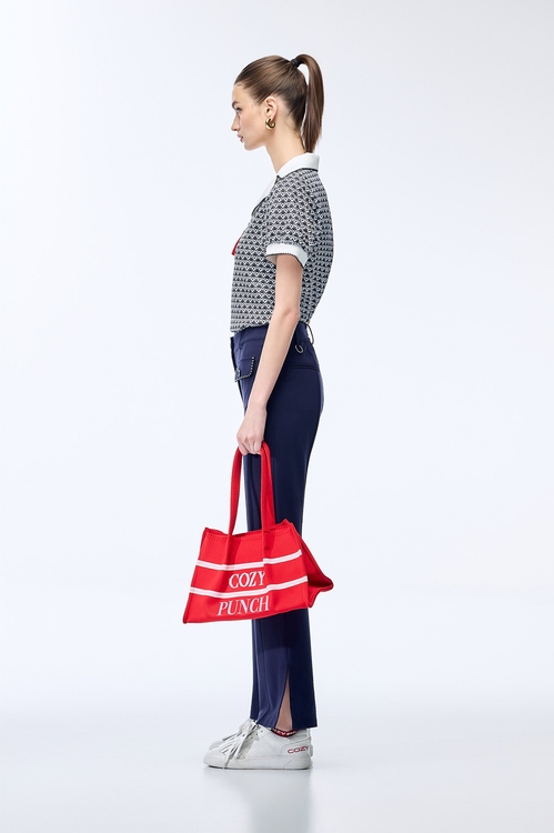 Straight Pants with Trimmed Pocket Edges,Culottes,Culottes