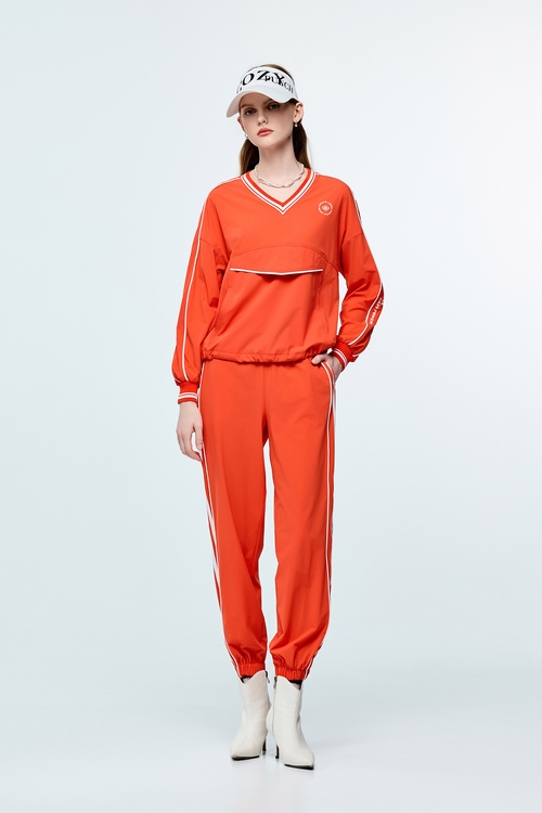 Sunset Coral Color Collagen Pants,,Sunset Coral Color Collagen Pants,Jackets,Outerwear,Season (SS) Look,Jackets,Outerwear,Season (SS) Look,Season (SS) Look,pants