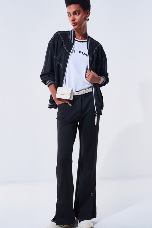 Side-Slit Casual Pants,Season (AW) Look