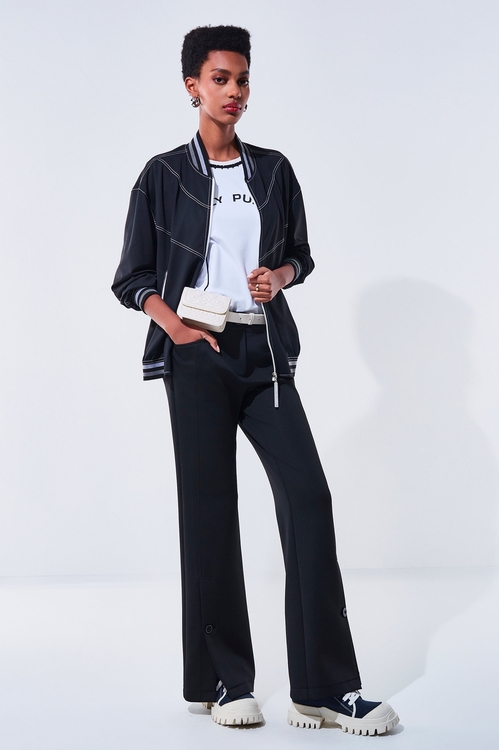 Side-Slit Casual Pants,Season (AW) Look