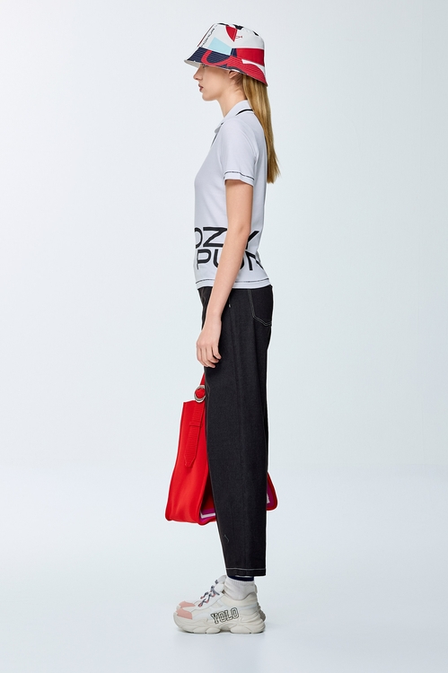 Salt gray casual pants,Denim,Denim