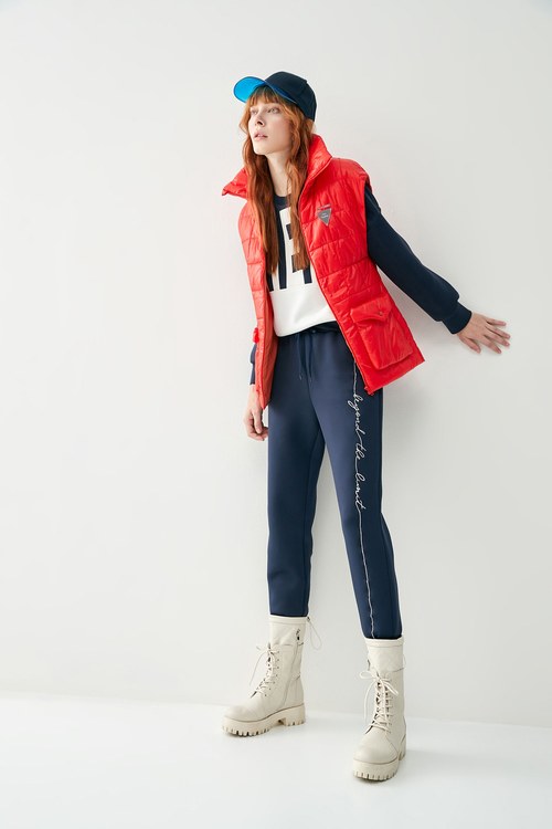 Cloud Quilted Checked Thermal Vest,cloudcollection