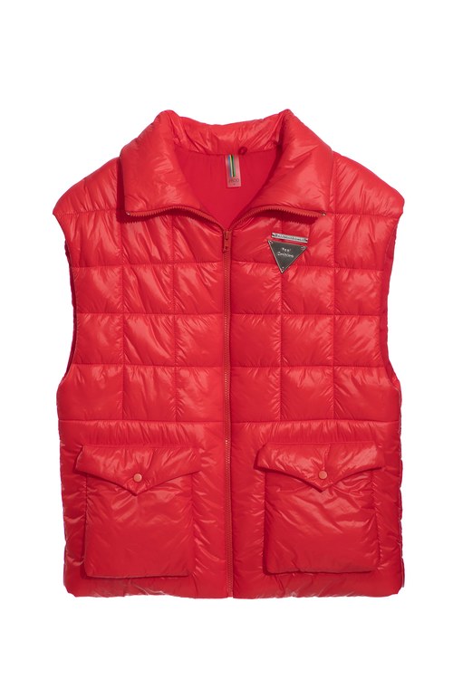 Cloud Quilted Checked Thermal Vest,cloudcollection