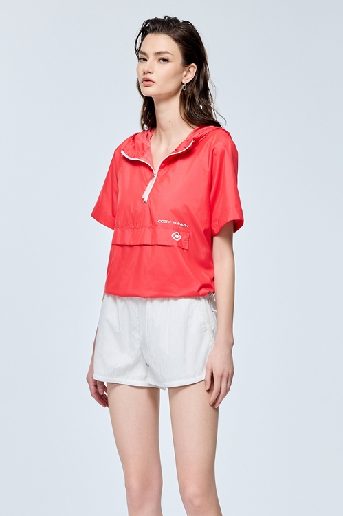 Flame Color Cooling Sunscreen Functional Top,Outerwear