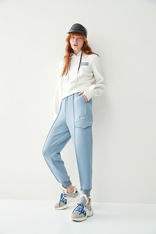 Cloud  Thermal Top With Hooded Design,Hoodie tops