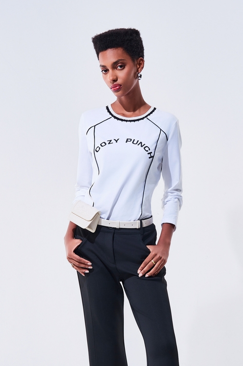 LOGO Print Long-Sleeve T-Shirt,Season (AW) Look