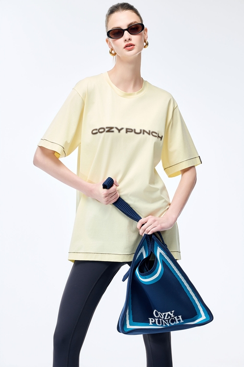 Performance Fabric Boyfriend Tee,T-shirts