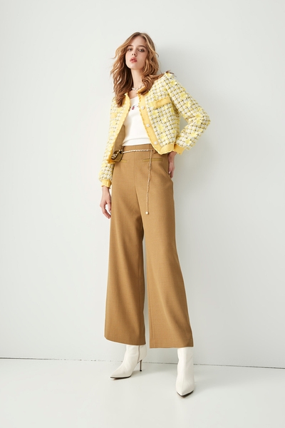 High Waist Wide Leg Pants