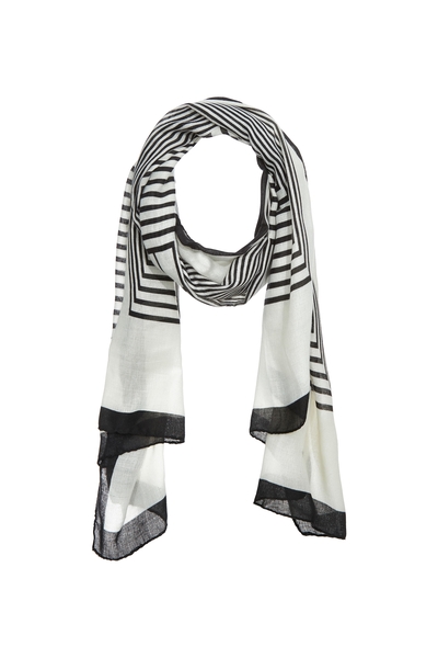 Asymmetric Stripe Classic Scarf