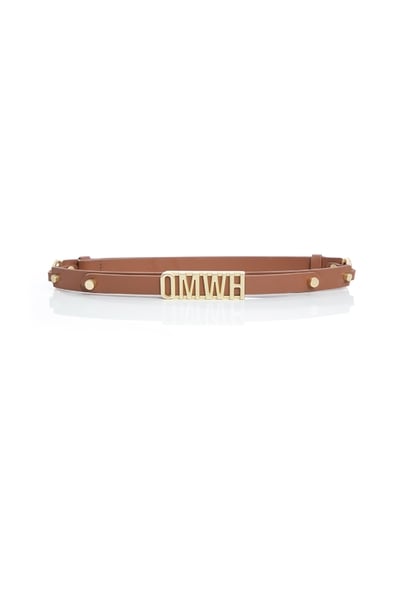 Omwh Thin Leather Belt