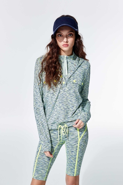Green gauze sun protection jacket